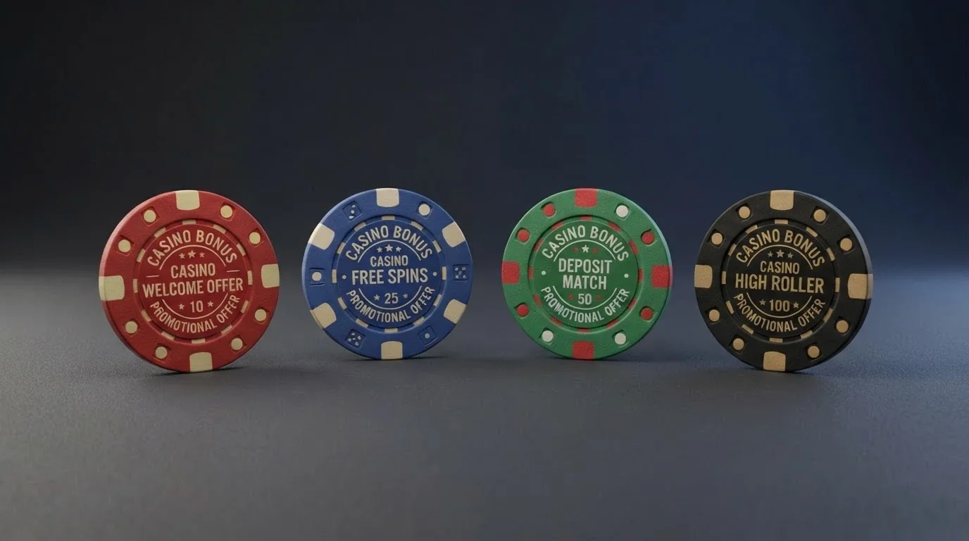 Comparativa visual de varias fichas de casino online español mostrando distintas ofertas con código promocional