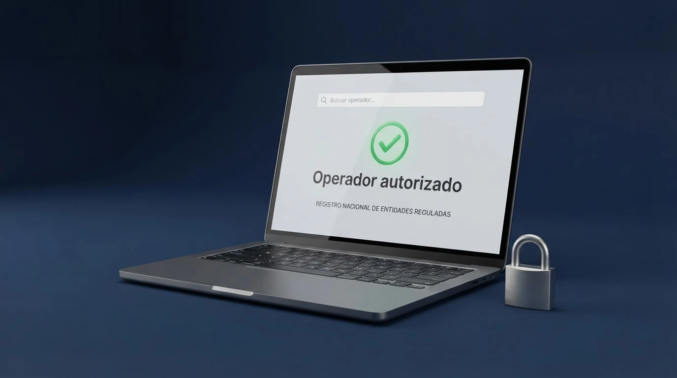 Pantalla del registro público de ordenacionjuego.es con el buscador de operadores autorizados