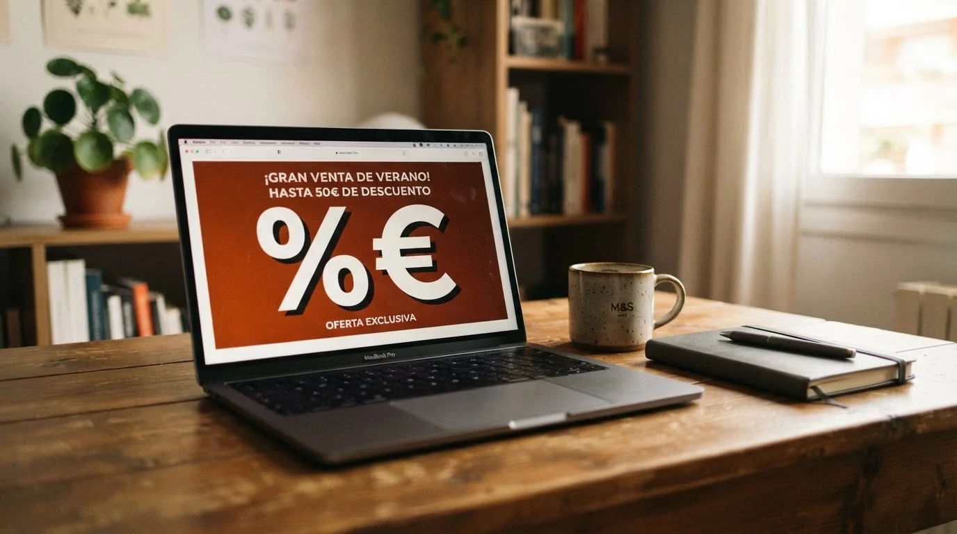 Pantalla de promoción de bono de bienvenida en un casino online español