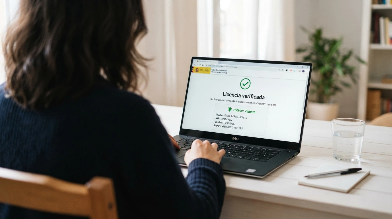 Captura del registro público de operadores autorizados en ordenacionjuego.es con un dominio .es resaltado